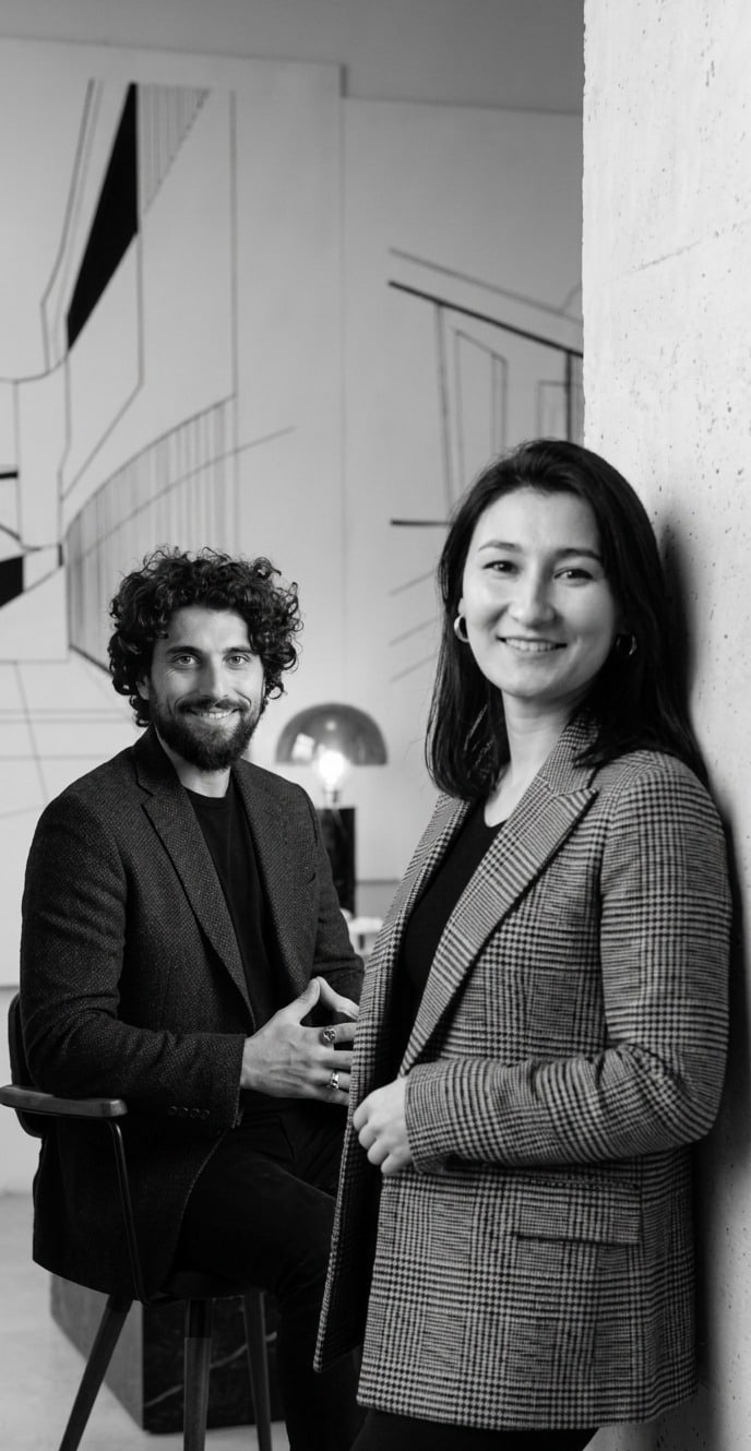 Fahri Can Mutlu and İmren Kava Mutlu — FİTA Tasarım co-founders